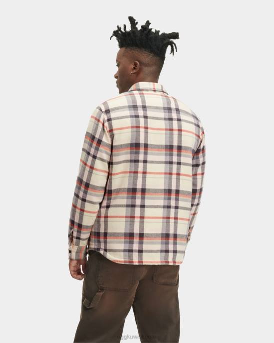 جاكيت قميص براكستون منقوش زهر اللوتس متعدد رجال UGG 08HB1877