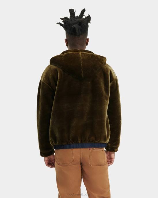 جاكيت كايرو فرو صناعي زيتون محترق رجال UGG 08HB1903