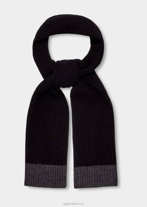 وشاح متماسك إيفاندر فحم أسود / هيذر رجال UGG 08HB1905