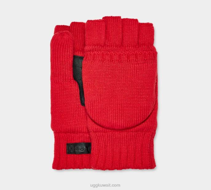 القفاز متماسكة السامبا الأحمر رجال UGG 08HB1923