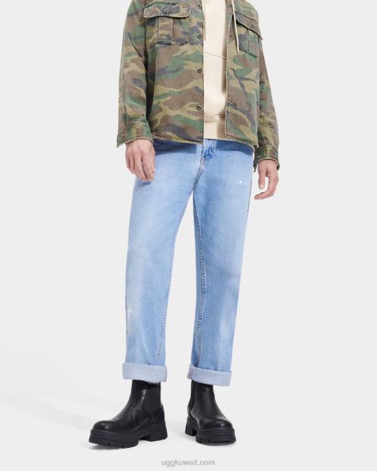 سكاي فيو تشيلسي جلد أسود رجال UGG 08HB193