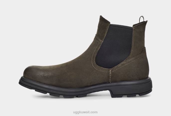 بيلتمور تشيلسي جلد الغزال الزيتون الداكن رجال UGG 08HB199