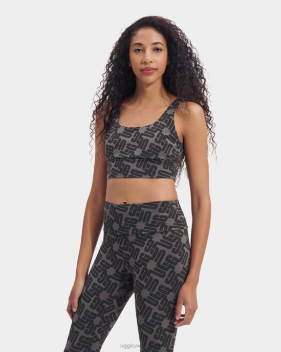 زايلي براليت حرف واحد فقط حرف واحد فقط رسومي أسود نحيف UGG 08HB2059