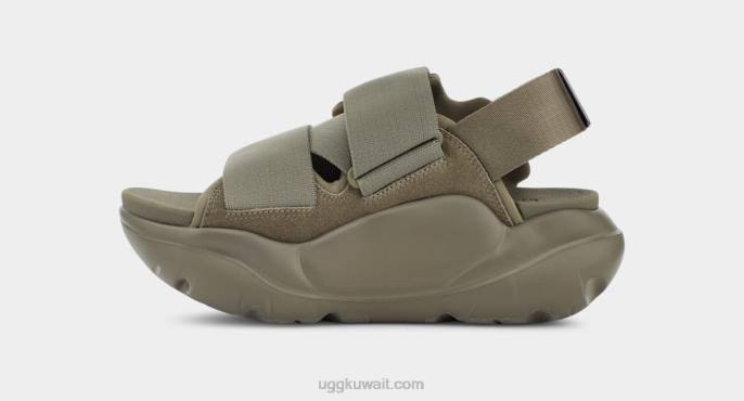 صندل من جلد الغزال لا ستريت طحلب أخضر نحيف UGG 08HB2124