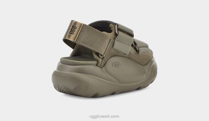 صندل من جلد الغزال لا ستريت طحلب أخضر نحيف UGG 08HB2124