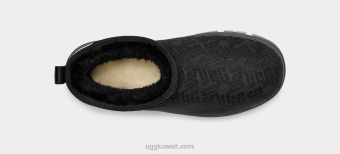كلاسيك مونوغرام الترا ميني أسود نحيف UGG 08HB2136