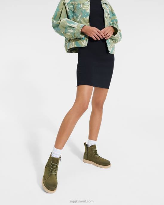 الدانتيل المفكك زيتون محترق نحيف UGG 08HB2142