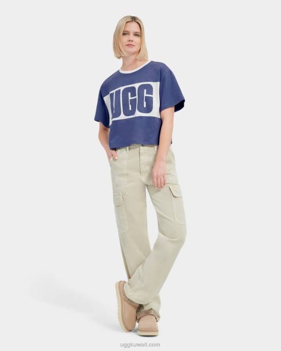 جوردن تي شيرت بشعار الماركة حجر القمر نحيف UGG 08HB2165