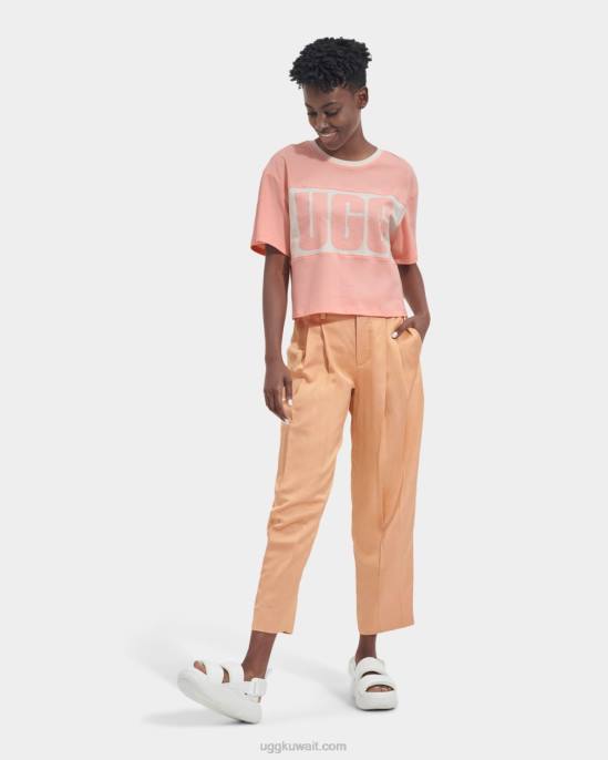 جوردن تي شيرت بشعار الماركة العقيق الوردي نحيف UGG 08HB2166