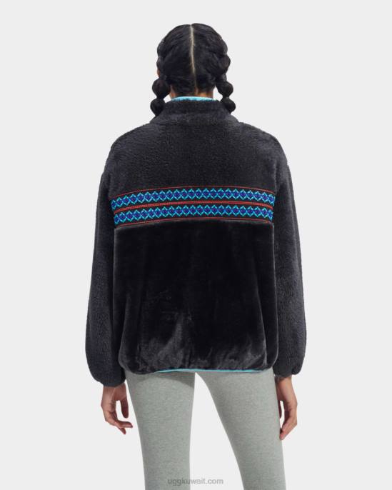 مارلين شيربا سترة تراث جديلة جديلة التراث الأسود نحيف UGG 08HB2168