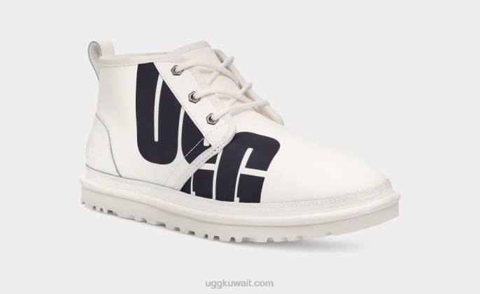نيوميل تشوب بيضاء مرصوفة بالحصى رجال UGG 08HB218