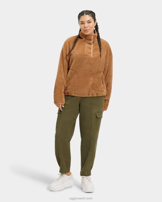 أتويل شيربا كنزة صوفية نصف مبكرة أسمر نحيف UGG 08HB2199