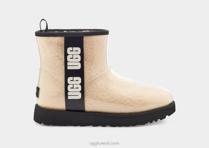 الكلاسيكية واضحة مصغرة طبيعي / أسود نحيف UGG 08HB2218