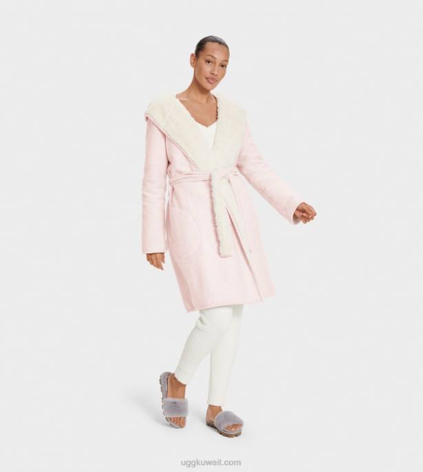 رداء ذو ​​وجهين صدف هيذر الوردي نحيف UGG 08HB2220