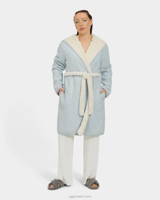 رداء ذو ​​وجهين تجمع الخلنج الأزرق نحيف UGG 08HB2221