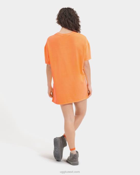 فستان تي شيرت زوي برتقال شيربرت نحيف UGG 08HB2228