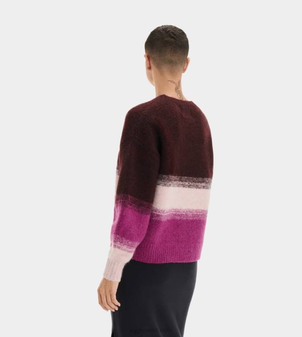 سترة أليسا بياقة مستديرة خشب الورد متعدد نحيف UGG 08HB2261