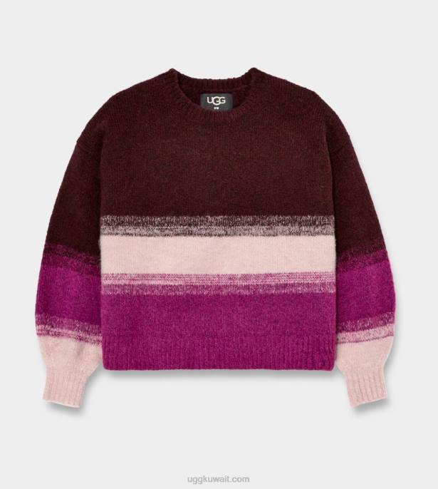 سترة أليسا بياقة مستديرة خشب الورد متعدد نحيف UGG 08HB2261