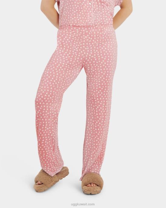 مجموعة الهدف الثاني قلوب من الطين الوردي نحيف UGG 08HB2270