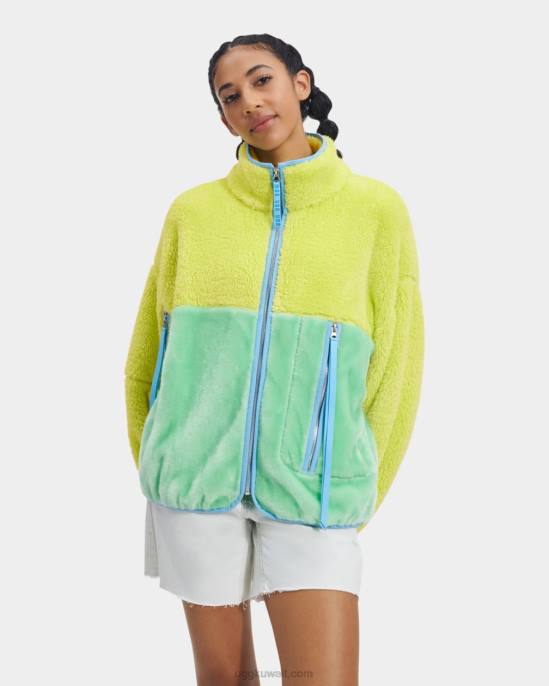 سترة مارلين شيربا الثاني أخضر / عشب نابض بالحياة نحيف UGG 08HB2283