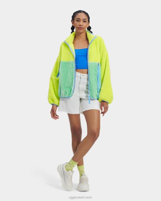 سترة مارلين شيربا الثاني أخضر / عشب نابض بالحياة نحيف UGG 08HB2283