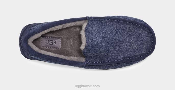 صوف أسكوت ياقوت غامق رجال UGG 08HB235