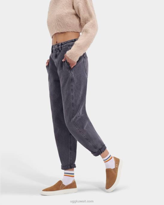 ألاميدا زلة على الجلد المدبوغ كستناء نحيف UGG 08HB24