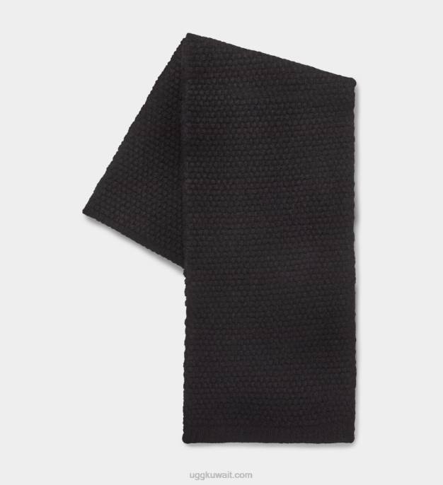 وشاح هندريكس غرزة الفشار أسود رجال UGG 08HB290