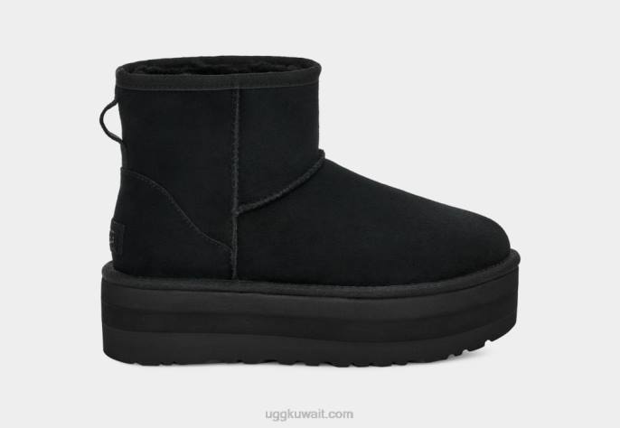 منصة صغيرة كلاسيكية أسود نحيف UGG 08HB347