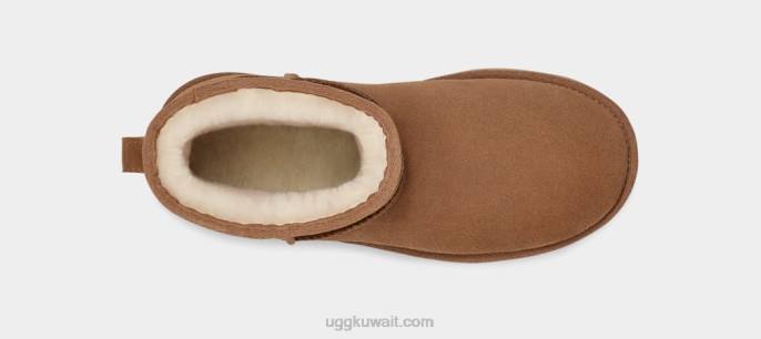 منصة صغيرة كلاسيكية كستناء نحيف UGG 08HB348