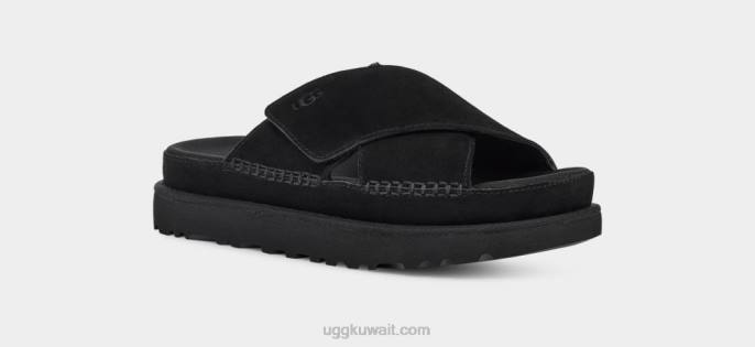 غولدن ستار عبر الشرائح أسود نحيف UGG 08HB439