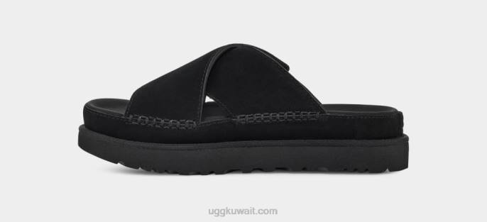 غولدن ستار عبر الشرائح أسود نحيف UGG 08HB439