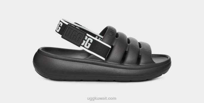 الرياضة نعم الشريحة أسود نحيف UGG 08HB440