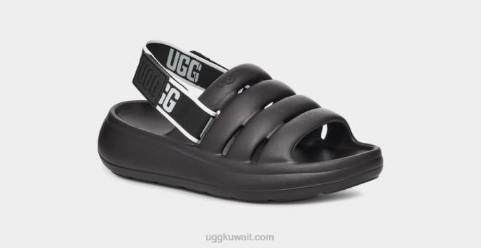 الرياضة نعم الشريحة أسود نحيف UGG 08HB440