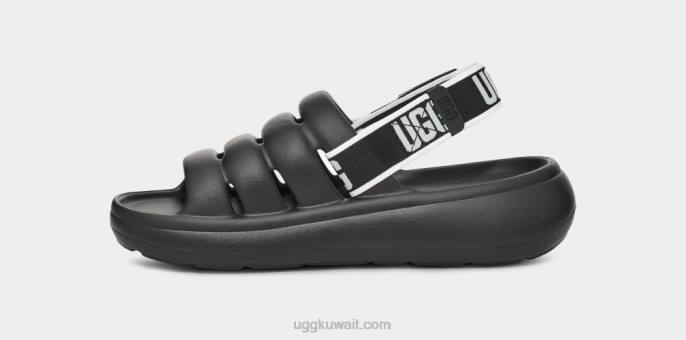 الرياضة نعم الشريحة أسود نحيف UGG 08HB440
