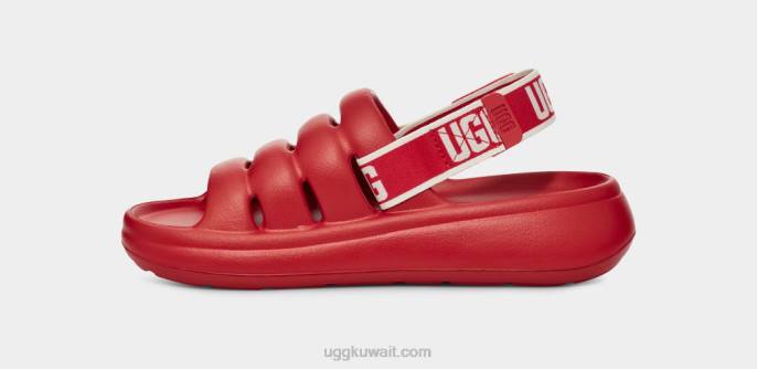الرياضة نعم الشريحة السامبا الأحمر نحيف UGG 08HB444