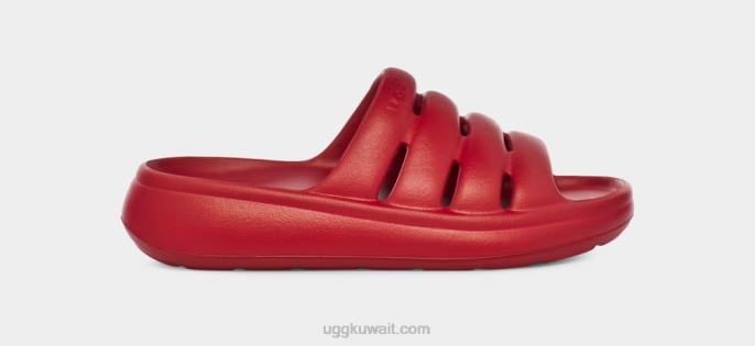 الرياضة نعم الشريحة السامبا الأحمر نحيف UGG 08HB444