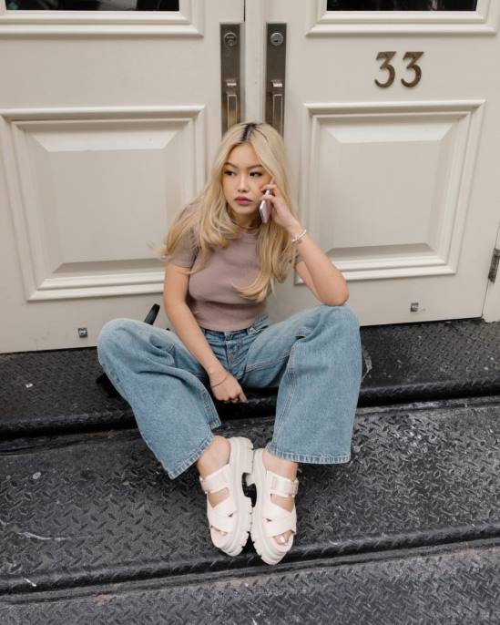 شريحة أشتون وردي بيج نحيف UGG 08HB463