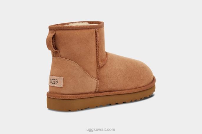 حذاء كلاسيك ميني الثاني كستناء نحيف UGG 08HB473