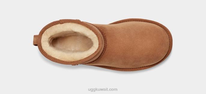 حذاء كلاسيك ميني الثاني كستناء نحيف UGG 08HB473