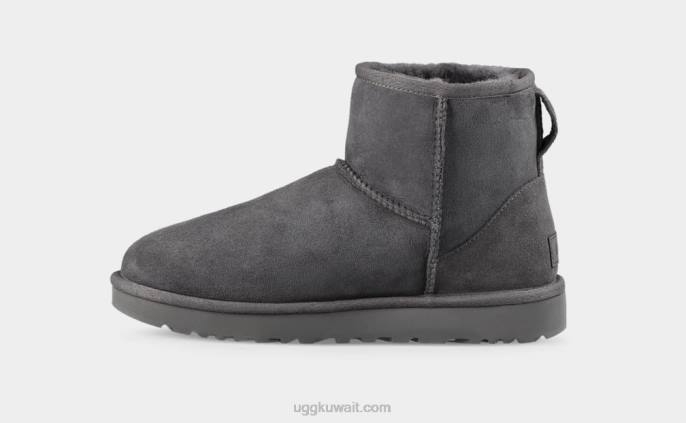 حذاء كلاسيك ميني الثاني رمادي نحيف UGG 08HB475