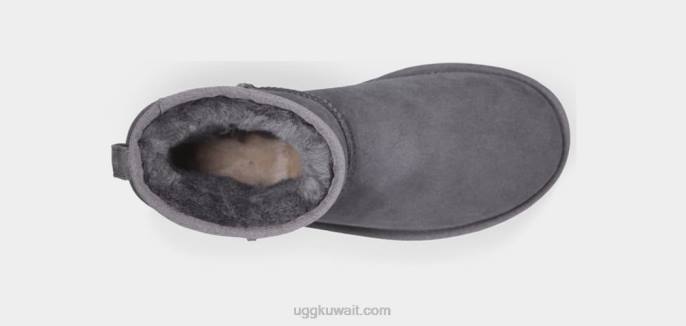 حذاء كلاسيك ميني الثاني رمادي نحيف UGG 08HB475