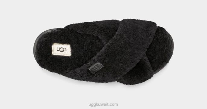 زغب السكر عبر الشريحة أسود نحيف UGG 08HB476