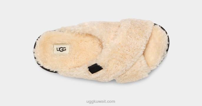 زغب السكر عبر الشريحة طبيعي / أسود نحيف UGG 08HB477