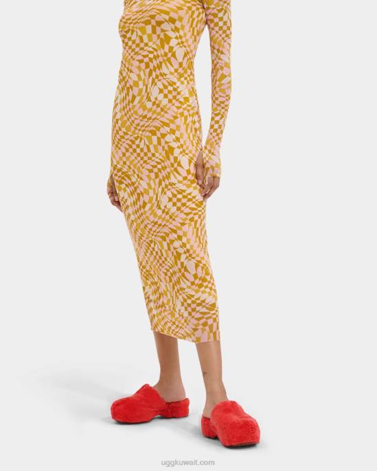 انسداد السكر الزغب التيار الأحمر نحيف UGG 08HB47