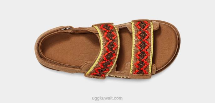 جديلة تراث جولدن ستار كستناء نحيف UGG 08HB513