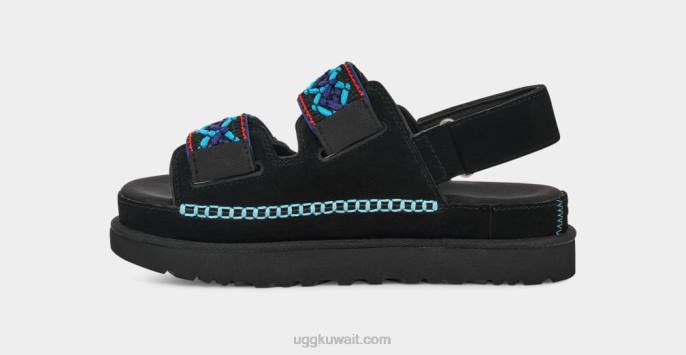 جديلة تراث جولدن ستار أسود نحيف UGG 08HB514