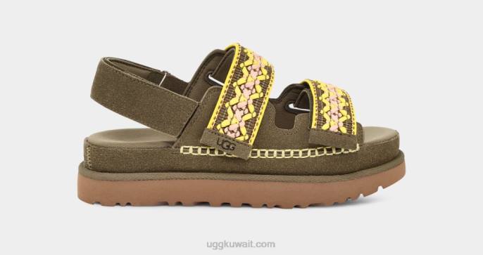 جديلة تراث جولدن ستار زيتون محترق نحيف UGG 08HB515