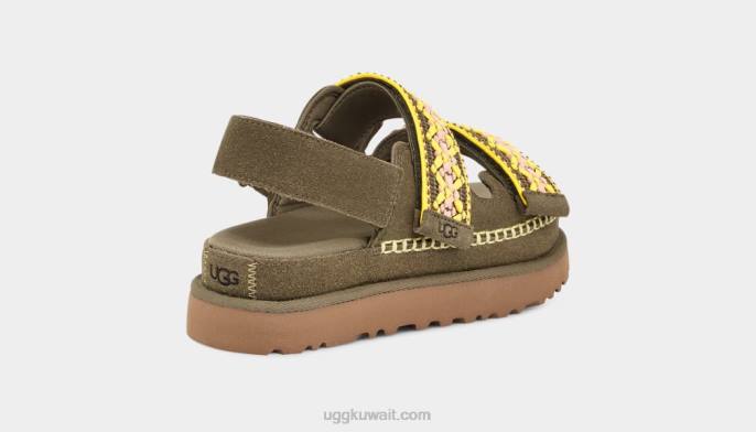 جديلة تراث جولدن ستار زيتون محترق نحيف UGG 08HB515
