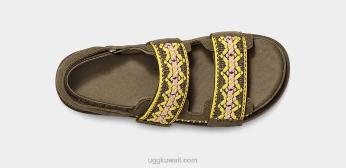 جديلة تراث جولدن ستار زيتون محترق نحيف UGG 08HB515